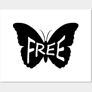 Free Butterfly Artistic Design Posters and Art